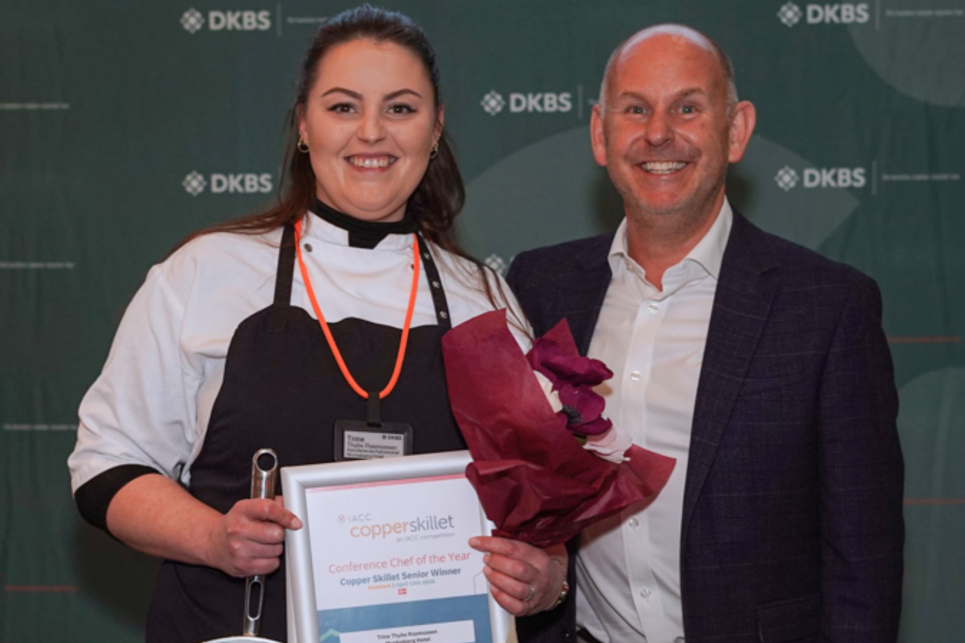 I seniorkategorien løb Trine Thybo Rasmussen fra Munkebjerg Hotel med førstepladsen til Copper Skillet 2026. Foto: Hanna Productions.